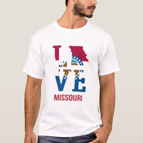 Missouri USA state love T_Shirt
