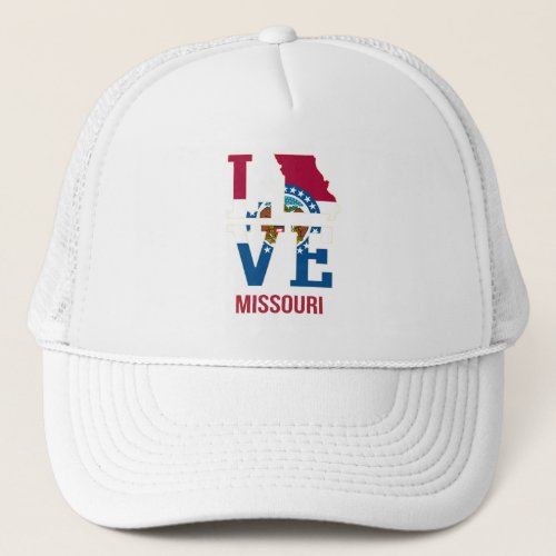 Missouri USA state love Trucker Hat