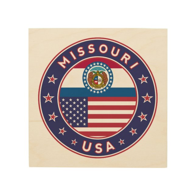 Missouri Wood Wall Art (Front)