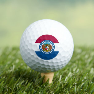 Missourian Flag, Flag of Missouri Golf Balls