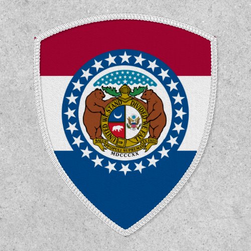 Missourian Flag Flag of Missouri Patch