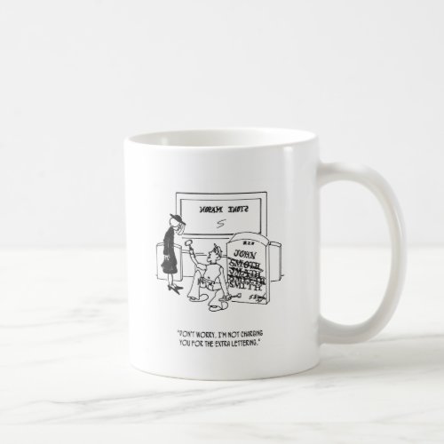 Misspelled Tombstone Coffee Mug