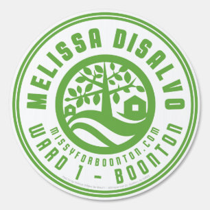 Missy For Boonton Circular Yard Sign