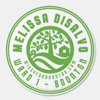 Missy For Boonton Circular Yard Sign