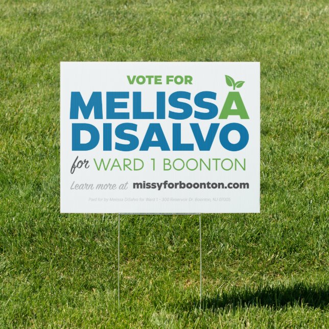 Missy's Rectangular Yard Sign (18" x 24") (Insitu)