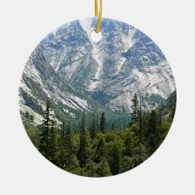 Mist Falls Trail, King's Canyon National Park, CA Ceramic Ornament (Front)