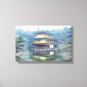 Mist on the Golden Pavilion Canvas Print