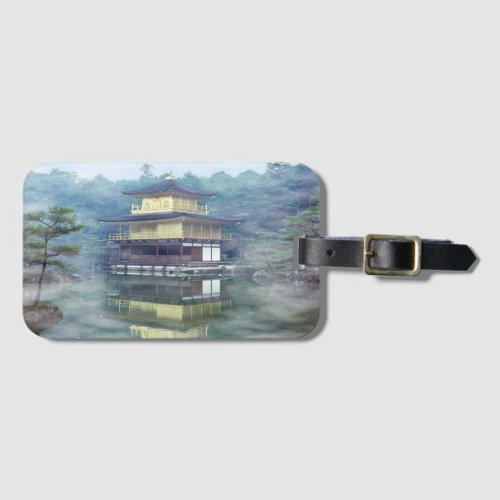 Mist on the Golden Pavilion _ Kyoto Luggage Tag