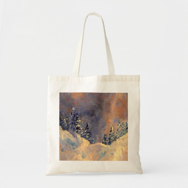 Mist on the Snow Peak 2009 Tote Bag (Front)