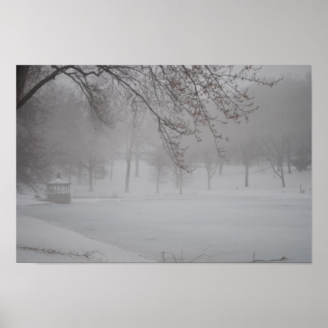 MIST OVER THE PARK POSTER (Front)