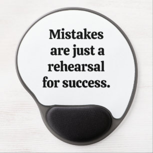 Mistakes Gel Mouse Pad