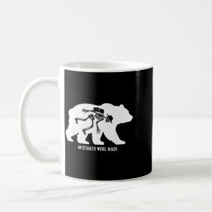 Mistakes Made Funny Bear Skeleton Hiking Humor Coffee Mug