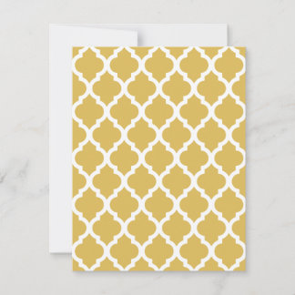 Misted Sunny Yellow Moroccan Tile Trellis Invitation