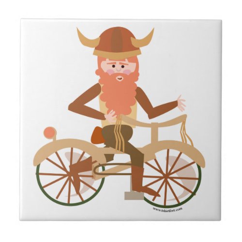 Mister Biking Viking Tile