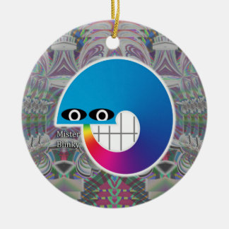 "Mister Blinky" Ceramic Ornament