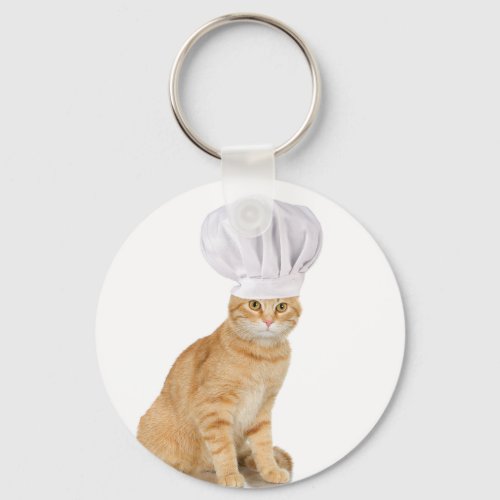 Mister Cat Chef To You Keychain