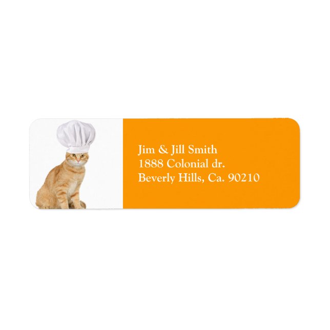 Mister Cat Chef To You Label (Front)