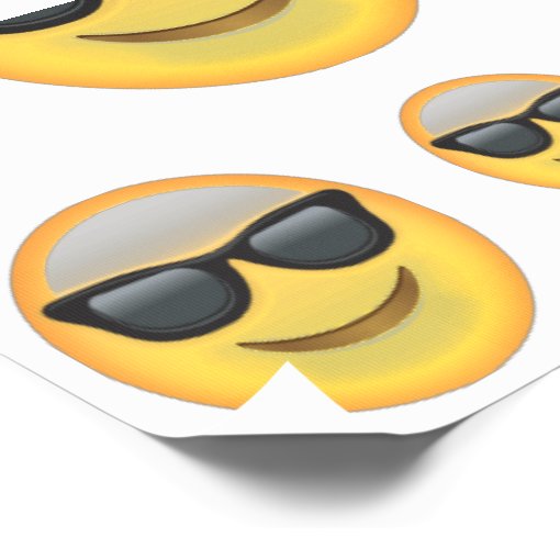 Mister Cool Sunglasses Emoji Temporary Tattoos | Zazzle