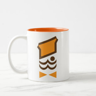 Mister Donut Two-Tone Coffee Mug