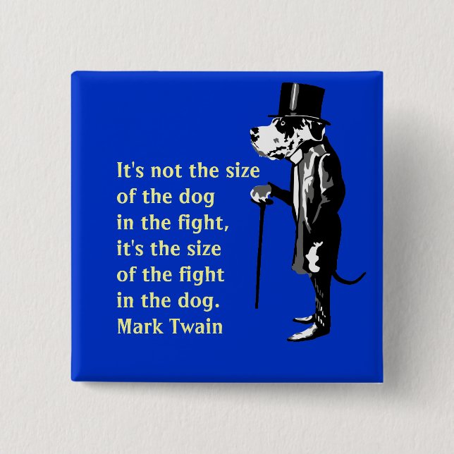 Mister Great Dane, the wise dog Pinback Button (Front)