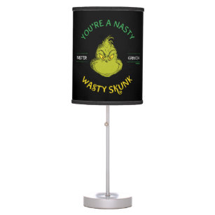 Mister Grinch   You're a Nasty Wasty Skunk Table Lamp
