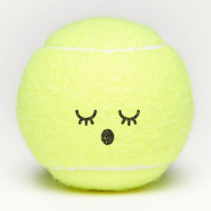 Mister Kawaii Cute Emoticon Emoji Face Tennis Balls