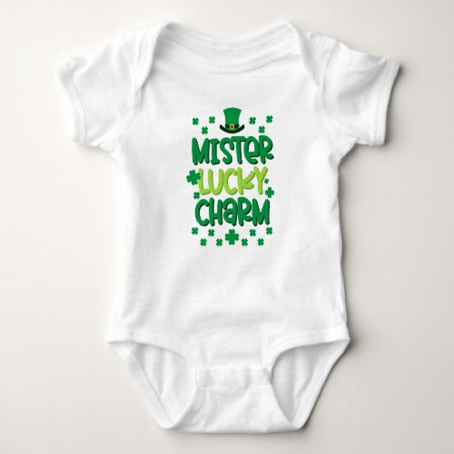 Mister Lucky Charm Cute Baby Bodysuit
