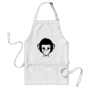 mister monkey adult apron