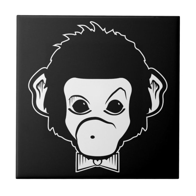 mister monkey ceramic tile (Front)