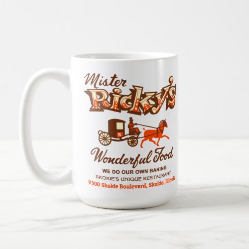 Mister Rickys Restaurant Skokie Illinois  Coffee Mug