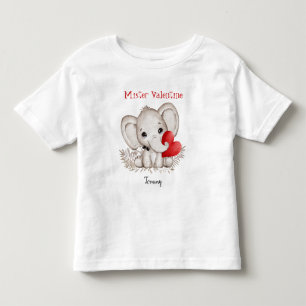 Mister Valentine Personalized Little boy Toddler T T-shirt