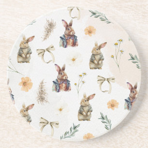 Mister Whimsy Spring Bunny Coaster
