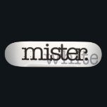 MISTER WHITE SKATEBOARD DECK<br><div class="desc">THIS DECK IS A TRIBUTE TO RESERVOIR DOGS OR SHAWN WHITE OR MAYBE IT'S YOUR LAST NAME... .</div>