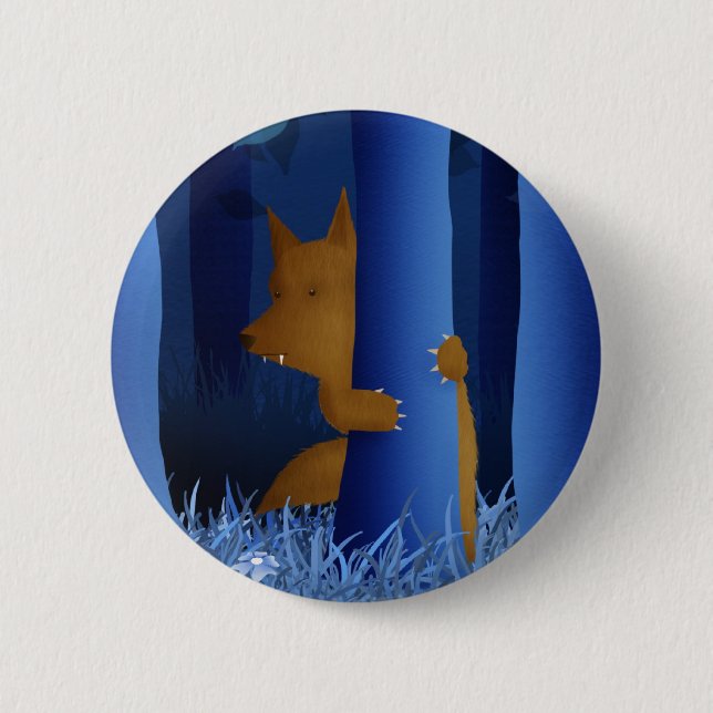 Mister Wolf - Pin Badge (Front)