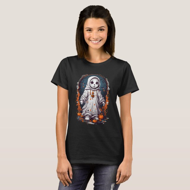 Misteriosa muñeca de Eerie Halloween T-Shirt (Front Full)