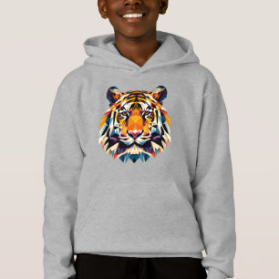 Mistic polygon tiger hoodie
