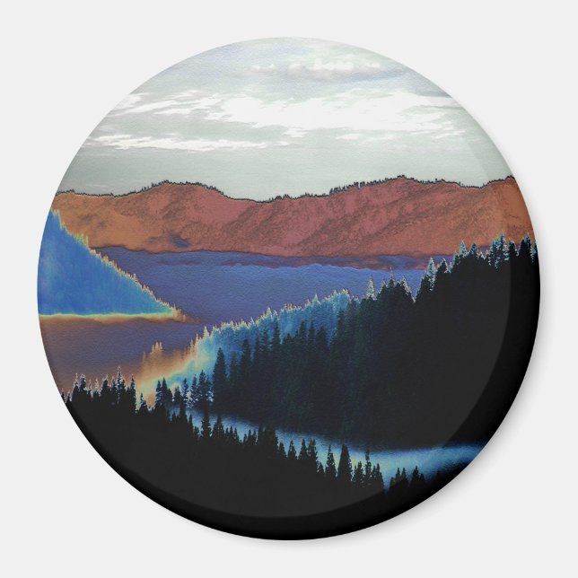 Misting morning fog...... magnet (Front)