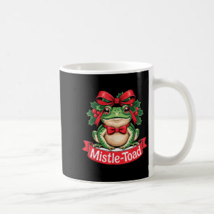 Mistle-toad Funny Christmas Toad Pun Coffee Mug