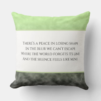 Mistleaf Light Throw Pillow
