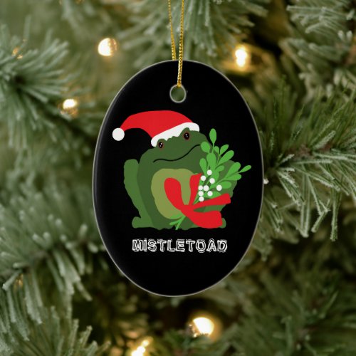Mistletoad Christmas Ornament