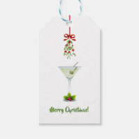 Mistletoe and Martinis Christmas Thank You