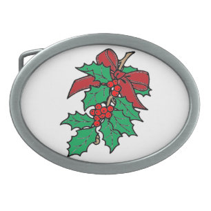 Mistletoe Belt Buckle