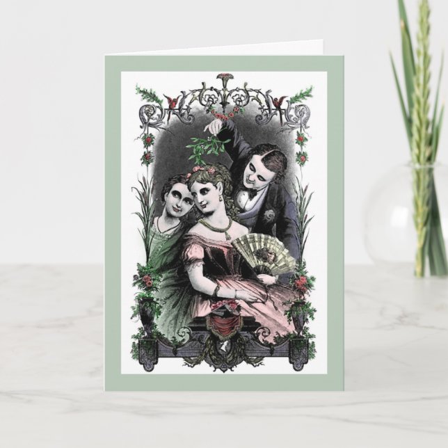 Mistletoe - Card (Customize) (Front)