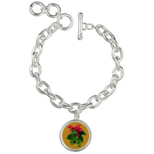 Mistletoe Charm Bracelet