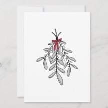 Mistletoe Christmas Card