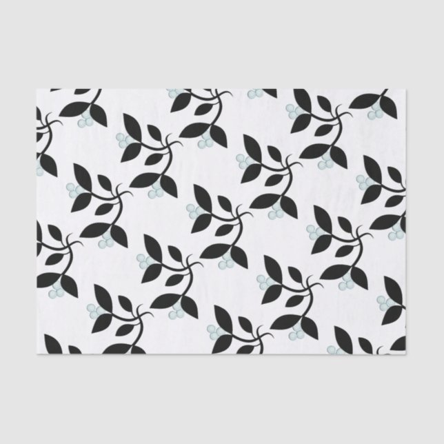 Mistletoe Christmas Tissue Paper (Front)
