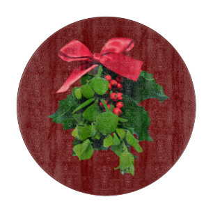 Mistletoe Cutting Board