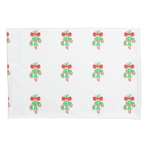 MISTLETOE GALORE PILLOW CASE PAIR