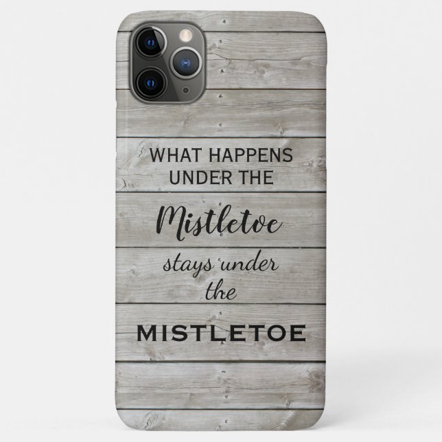 Mistletoe Holiday Case-Mate iPhone Case (Back)