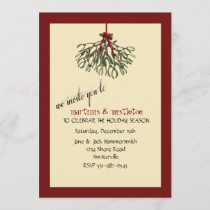 Mistletoe - Holiday Party Invitation